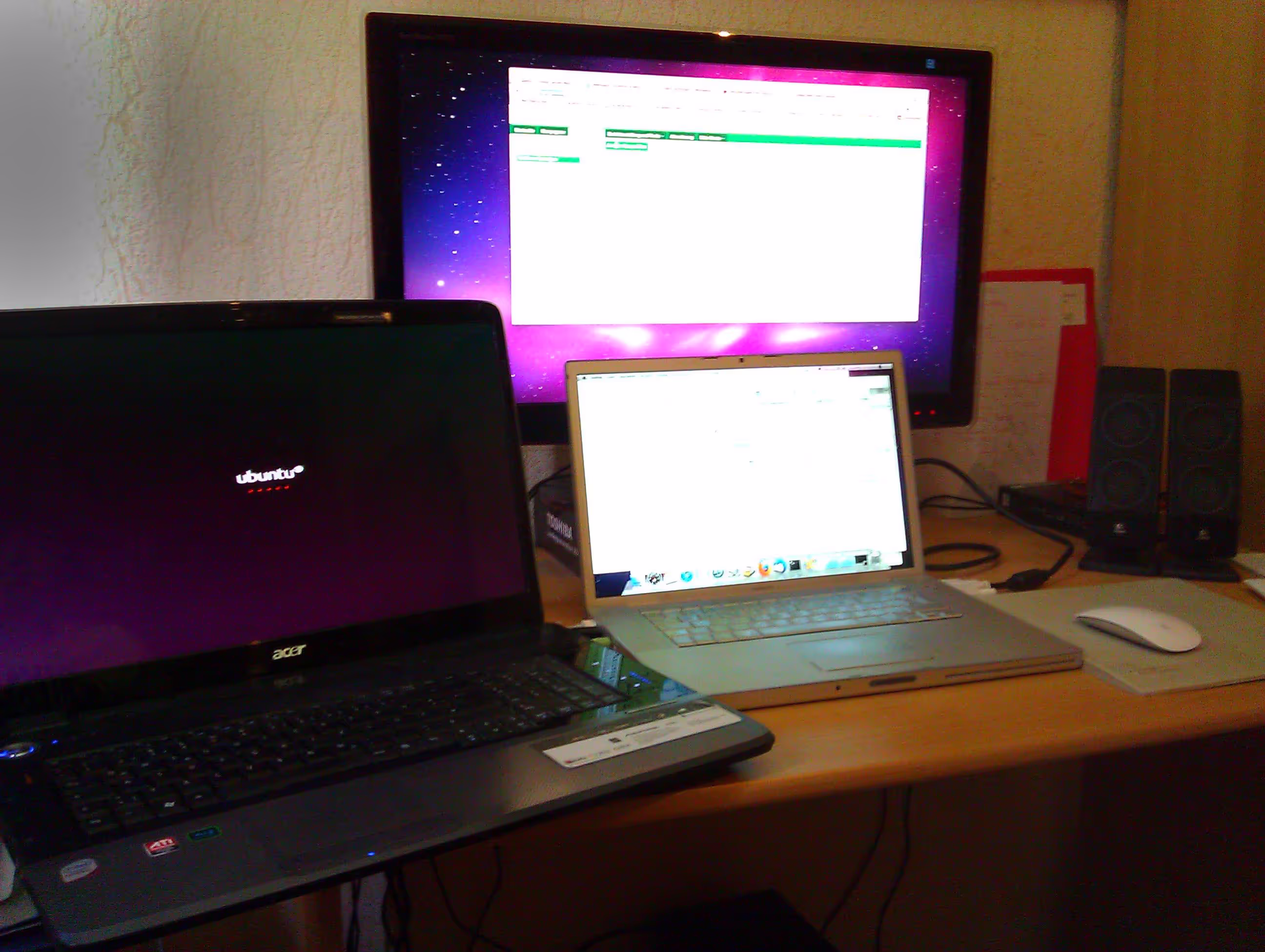 Das Home-Setup mit dem alles begann