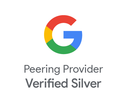 Google Peering Provider Verified Silver Badge